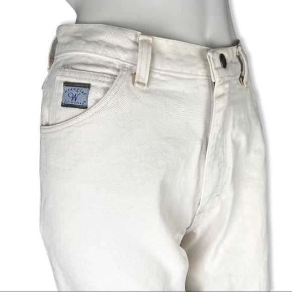 Wrangler Women's White Jeans Vintage - Picture 5 of 12